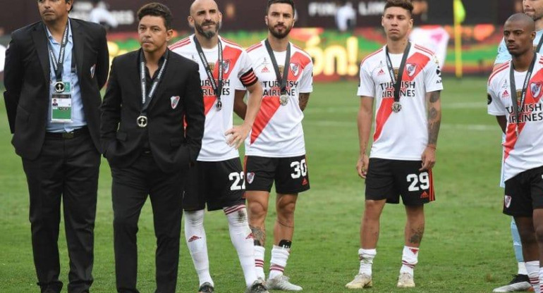 Marcelo Gallardo, técnico de River