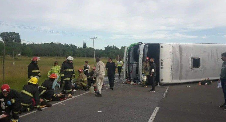 Accidente de micro fatal en Lezama