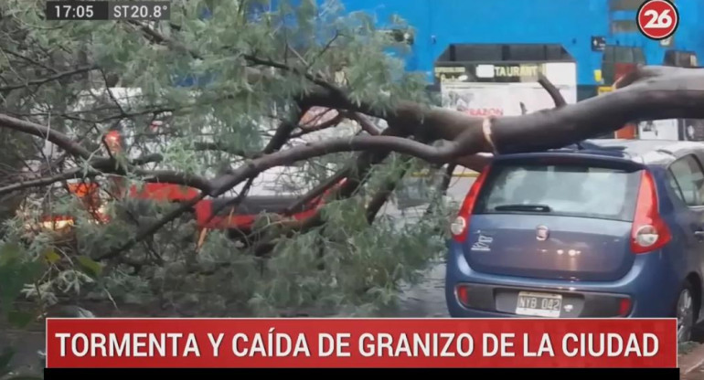 Temporal en Buenos Aires, Canal 26