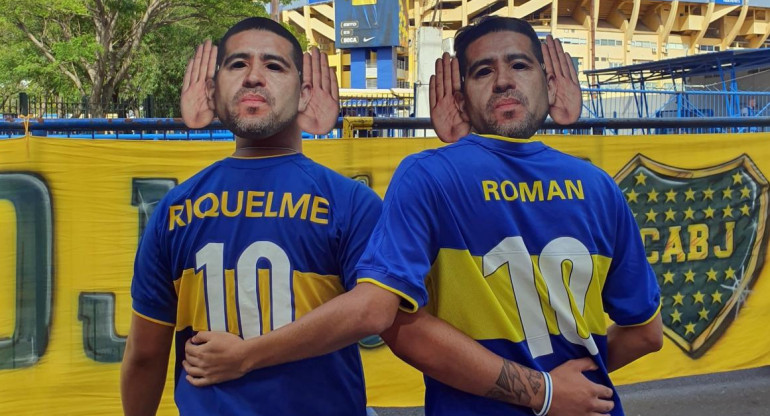 Boca, máscara de Riquelme