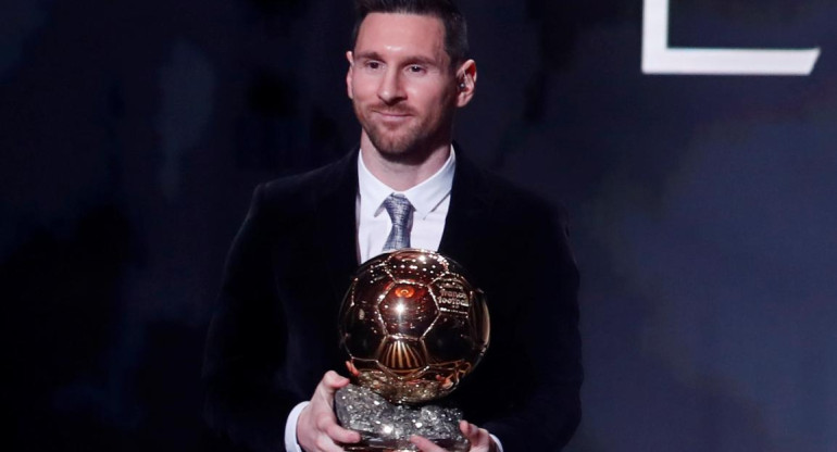 Lionel Messi ganó su sexto Balón de Oro, REUTERS	