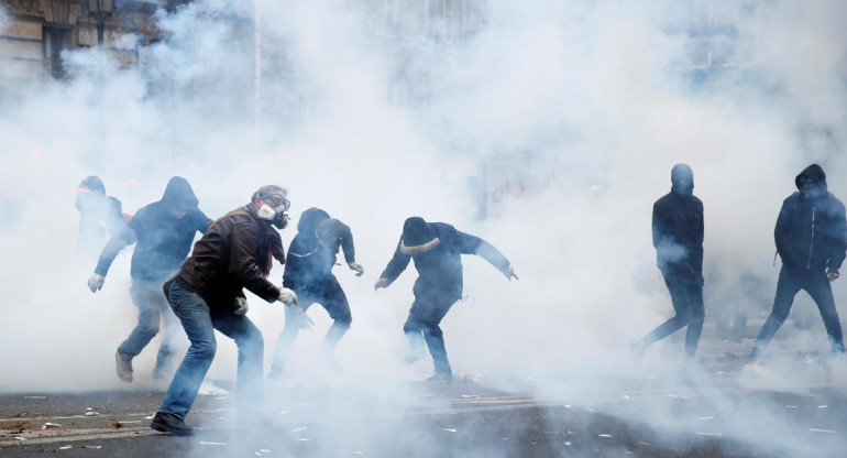 Huelga en París, protestas, REUTERS