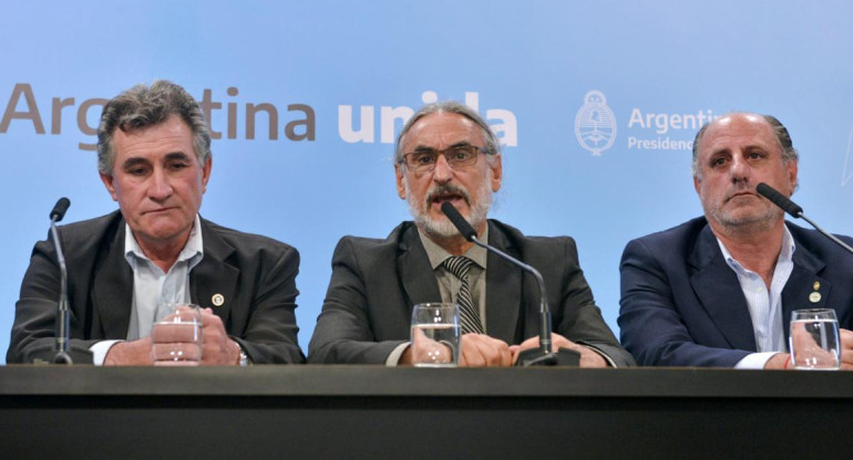 Luis Basterra, ministro de Agricultura y Mesa de Enlace, NA