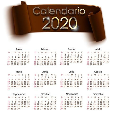 Calendario 2020