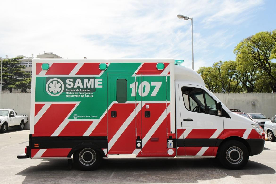 Ambulancia del SAME 107