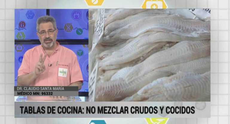 Micro salud doctor Santa María: Alimentos crudos y cocidos, Canal 26	