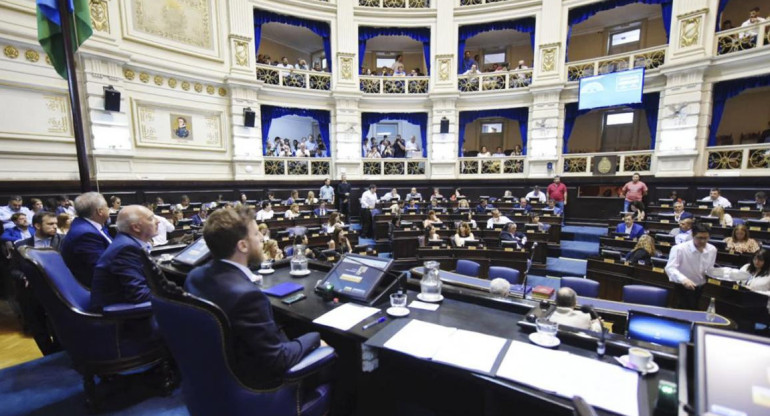 Sesión Cámara de Diputados bonaerense, NA