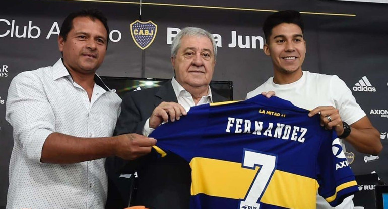 Presentación en Boca de Pol Fernández