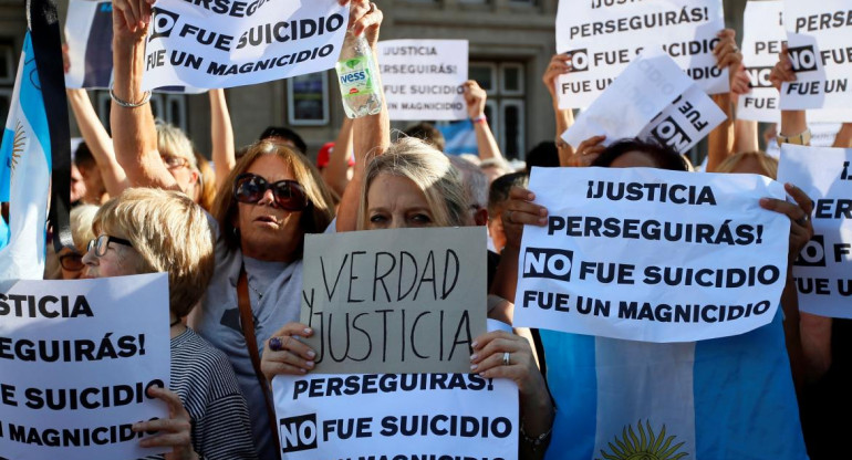 Marcha por Alberto Nisman a cinco años de su muerte, REUTERS