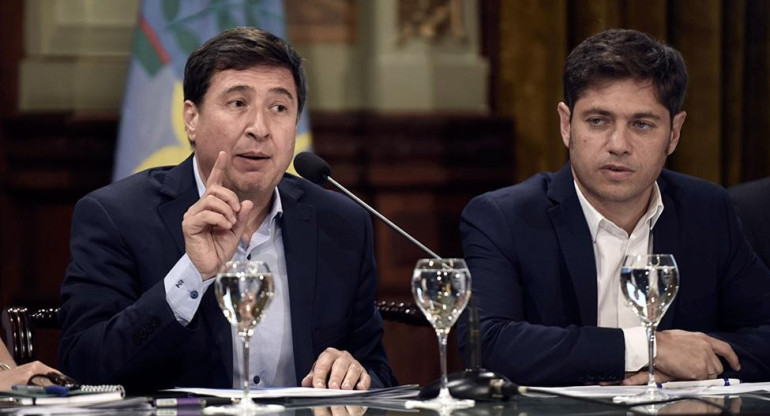 Arroyo y Axel Kicillof