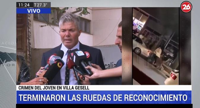 Fernando Burlando sobre crimen en Villa Gesell, móvil Canal 26