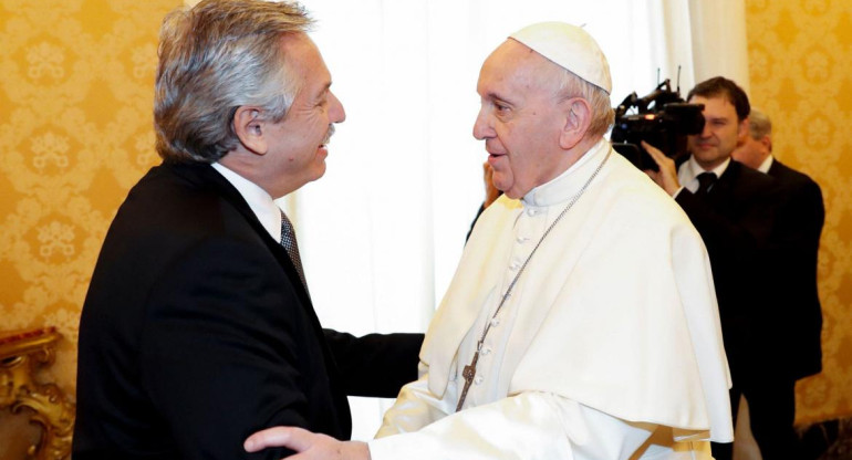 Papa Francisco y Alberto Fernández