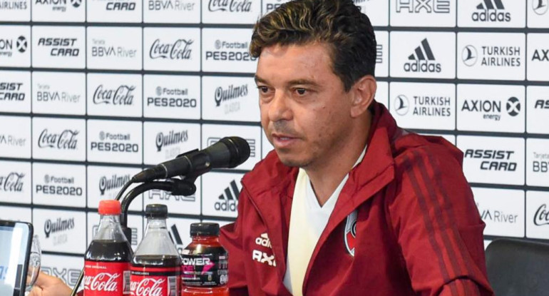 Marcelo Gallardo, DT de River Plate, NA