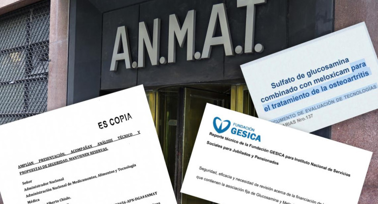 Documentos avalaban prohibición de medicamentos contra la artrosis, ANMAT