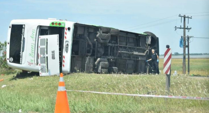 Vuelco ruta 2, muerte