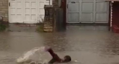 Temporal en Mar del Plata