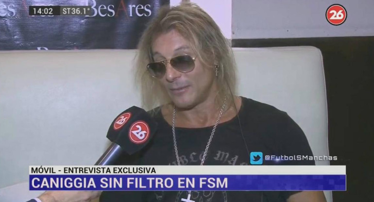 Claudio Caniggia, Fútbol Sin Manchas, Canal 26