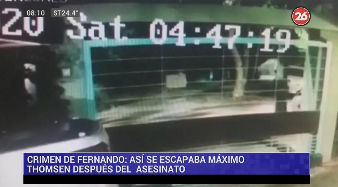 Crimen en Villa Gesell, video de cómo escapaban rugbiers