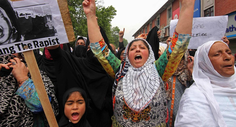 India Protesta Mujeres