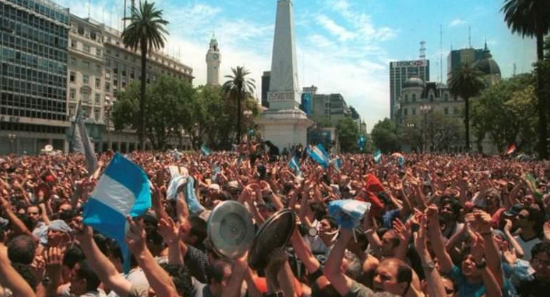 Marchas 2001 contra la situación económica