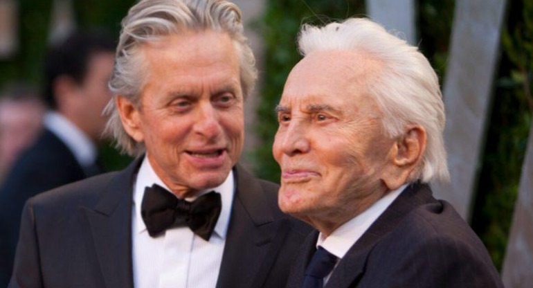 Kirk Douglas y MichaelDouglas