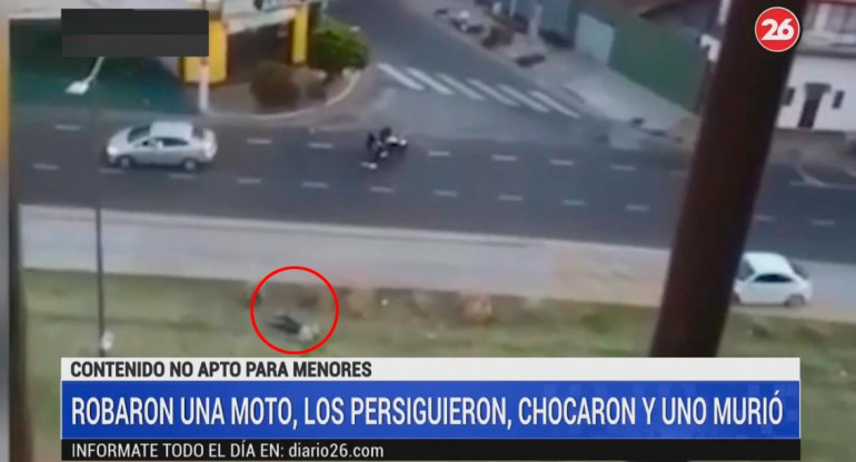 Otro ataque brutal, robó una moto, lo persiguieron y lo asesinaron a patadas, CANAL 26	