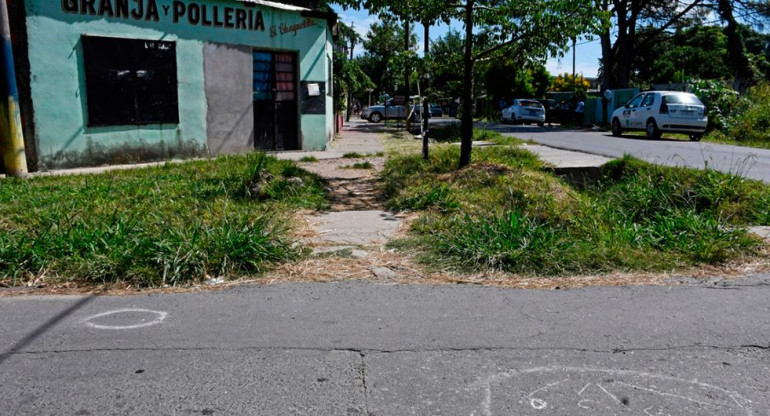 Asesinato en Rosario, muerte, disparos