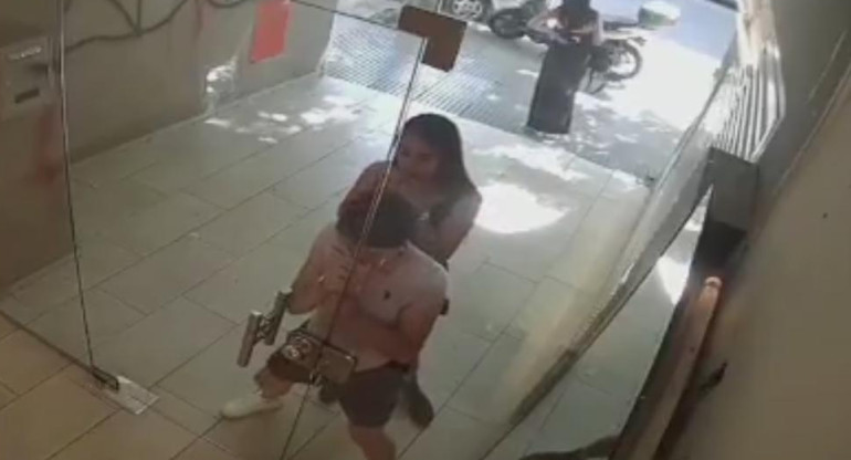 Robo en Palermo, captura de video