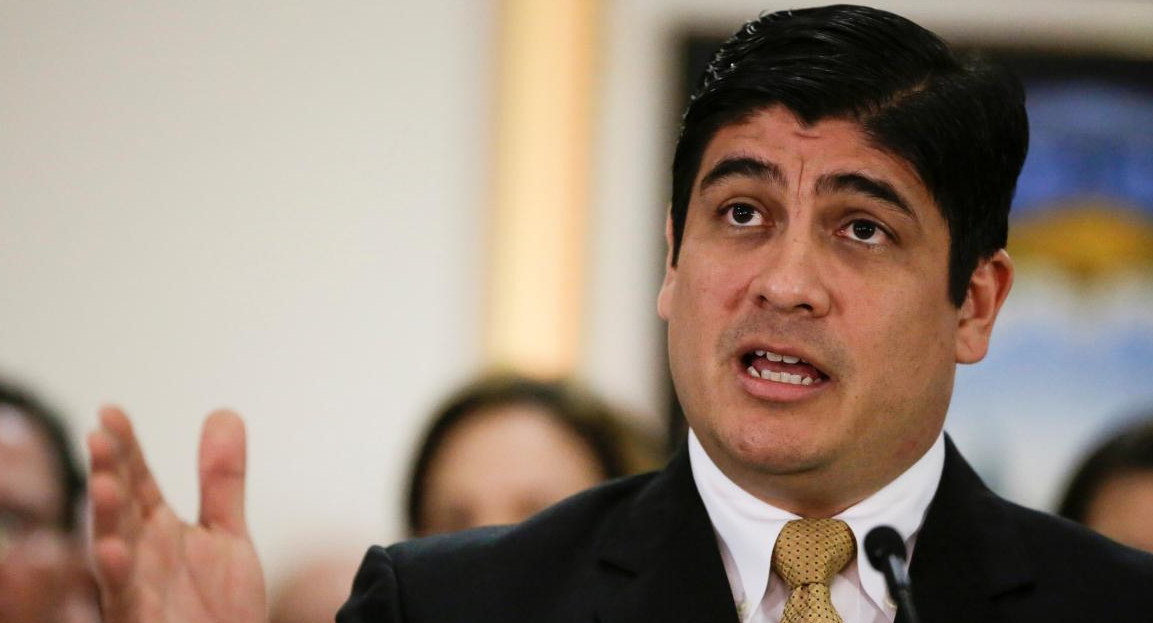  El mandatario de Costa Rica, Carlos Alvarado, REUTERS