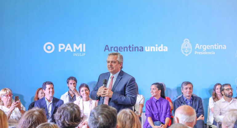 Alberto Fernández, acto en Quilmes