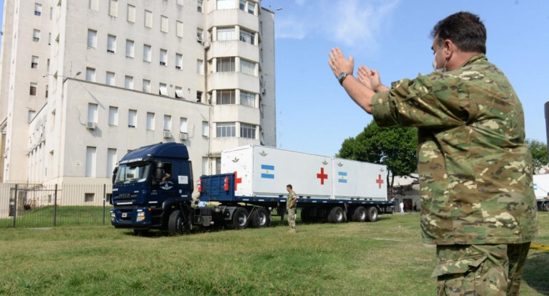 Coronavirus, Argentina, Hospital Militar Reubicable de la Fuerza Aérea 