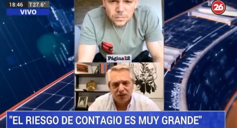 Charla en Instagram entre Alberto Fernández y René de Calle 13