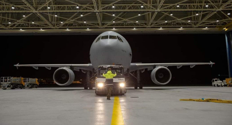 Avión de Alemania para trasladar a pacientes italianos