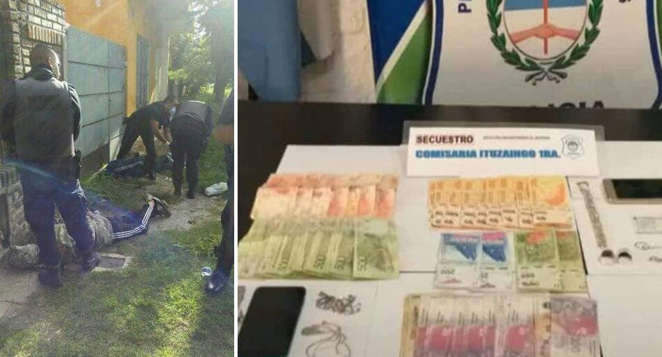 Cayó banda de delincuentes en Ituzaingó