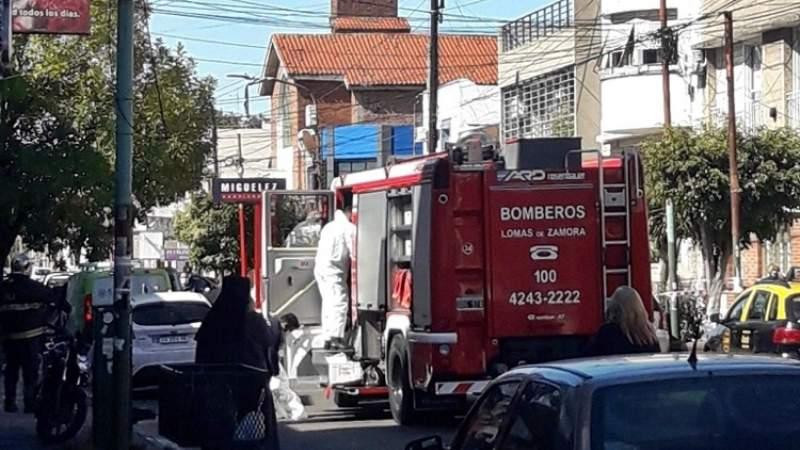 Muerte de joven en la vía pública de Banfield, foto Diario del Sur