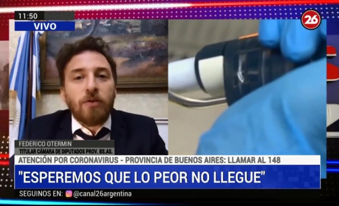 Federico Otermin, ante pandemia de coronavirus, CANAL 26