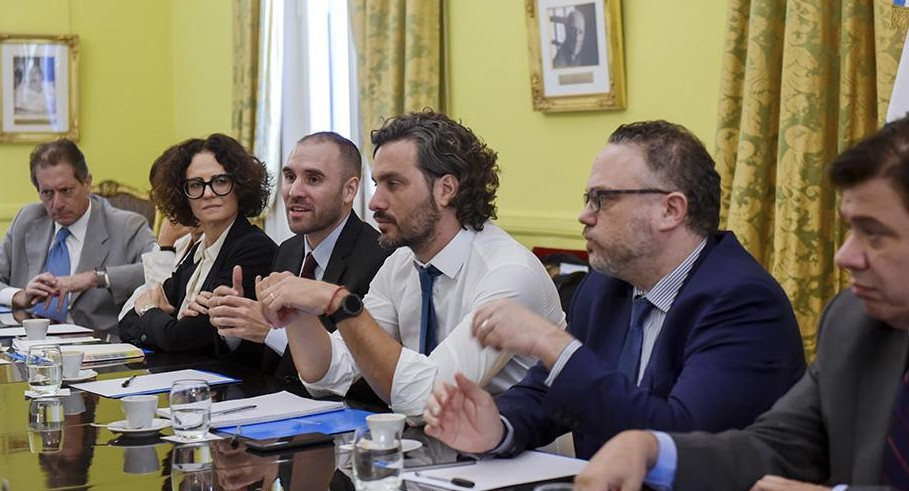 Reunión de Santiago Cafiero y el Gabinete nacional