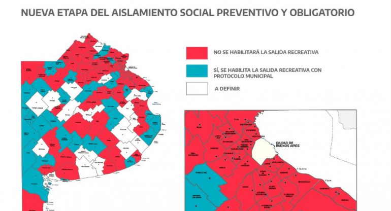 Coronavirus, Argentina, distritos de provincia de Buenos Aires, permiso de salida