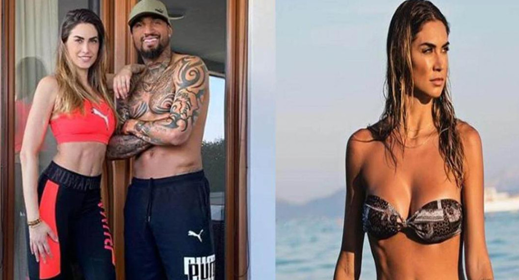 Kevin-Prince Boateng y su esposa