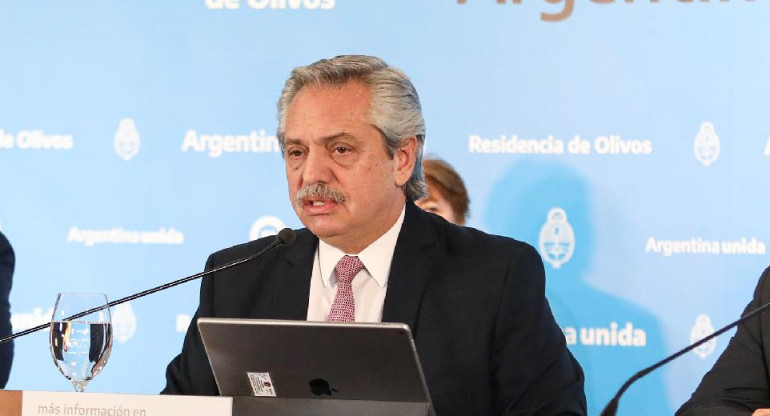 Alberto Fernández, presidente de Argentina, AN