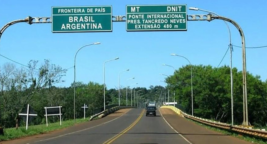 Frontera Brasil y Argentina