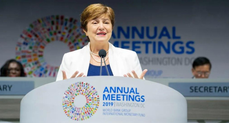 La directora gerente del FMI, Kristalina Georgieva