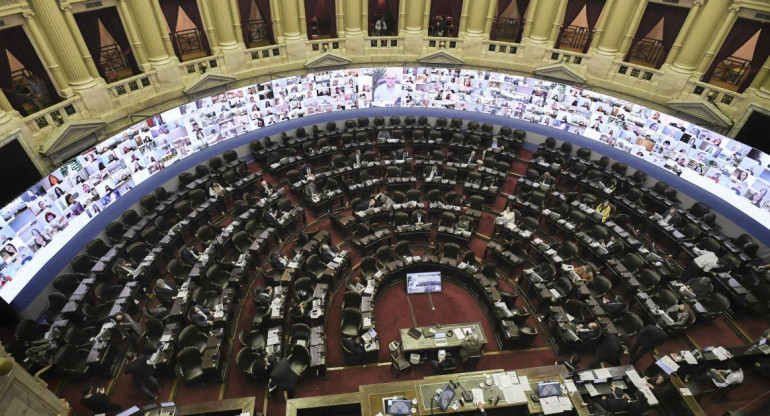 Diputados, primera sesión virtual, Sergio Massa, NA