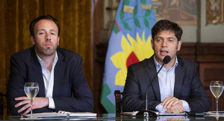 Axel Kicillof, conferencia de prensa, NA