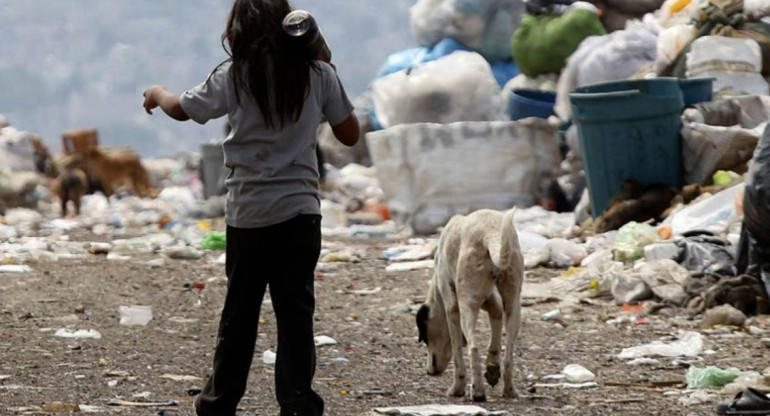 Niños pobres en la Argentina