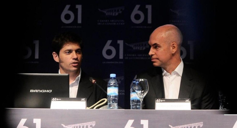 Axel Kicillof y Horacio Rodríguez Larreta