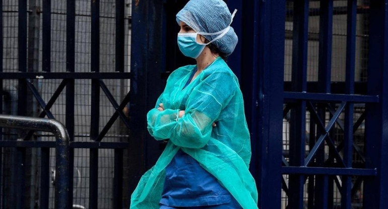 Trabajadores de salud, coronavirus. EFE.