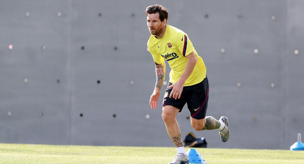 Lionel Messi, Barcelona F.C., entrenamiento, NA