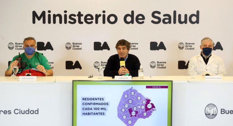 Fernán Quirós, ministro de Salud porteño, Agencia NA