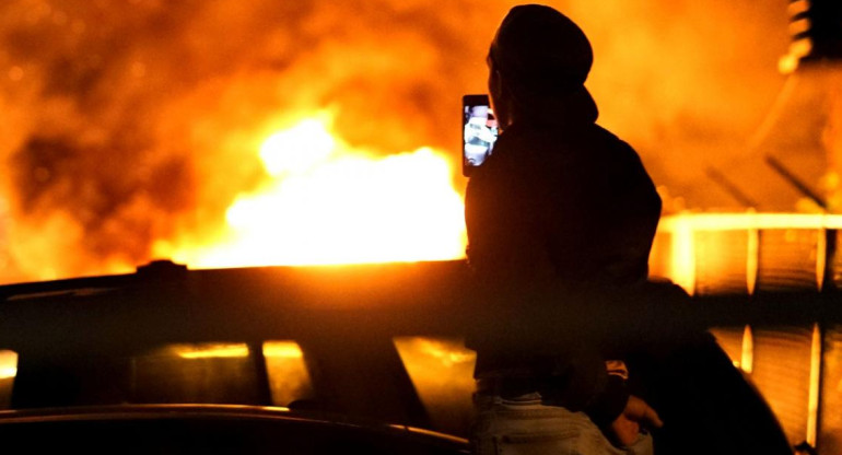 Violentas protestas en Detroit por el crimen de George Floyd